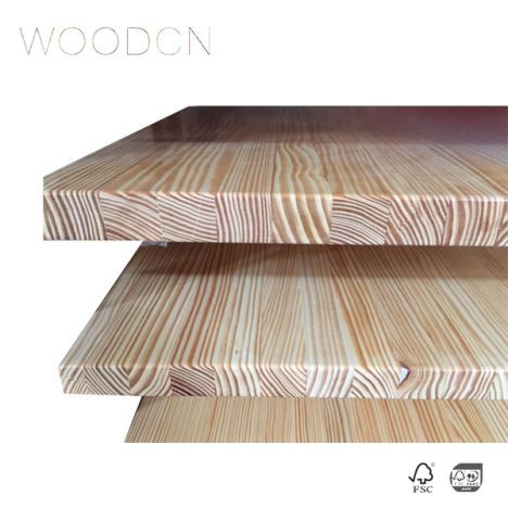 Pine Wood Butcher Block Kitchen Top