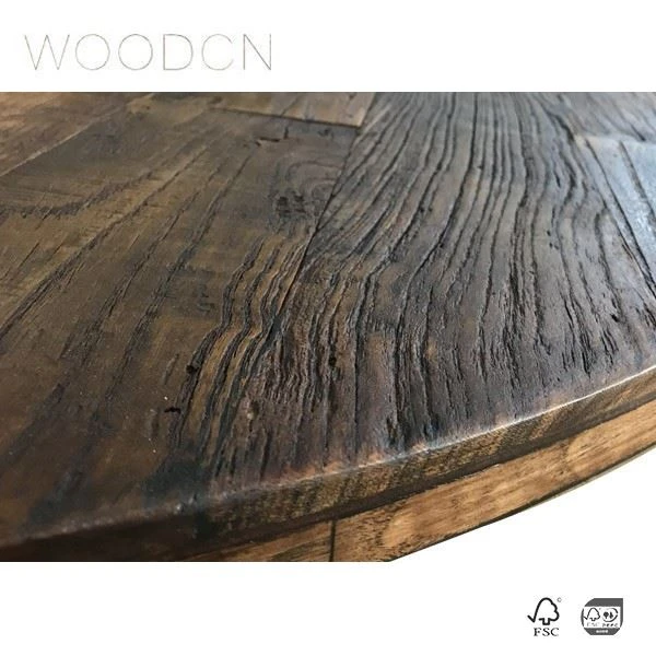 Veneer Elm Wood Table Top