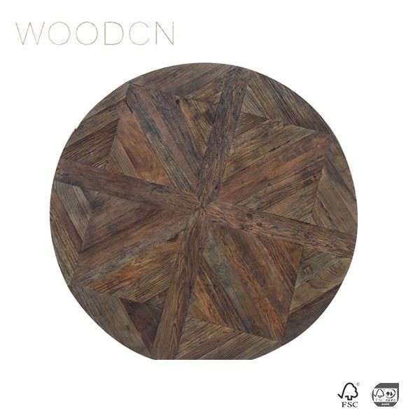 Veneered Recycle Old Elm Wood Dining Table Top Suppliers