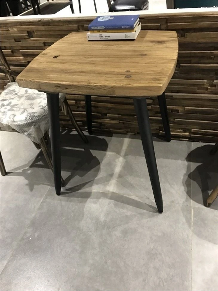 Wholesale Elm Wooden Veneer Tea Table