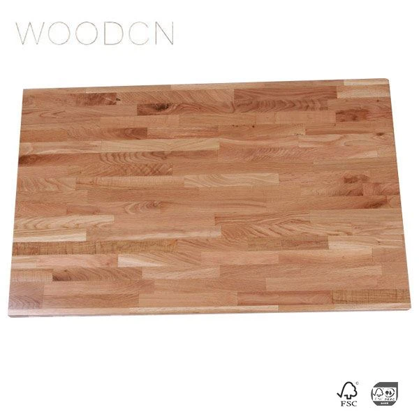 Oak Wood Solid Wood Butcher Block Dining Table Top