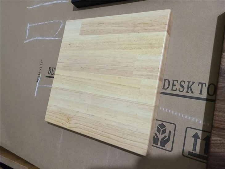 Rubber Wood Butcher Block Kitchen Top Factory