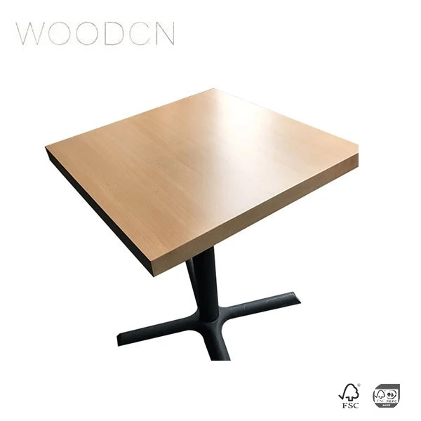 Veneer Beech Wood Dining Table Top Restaurant