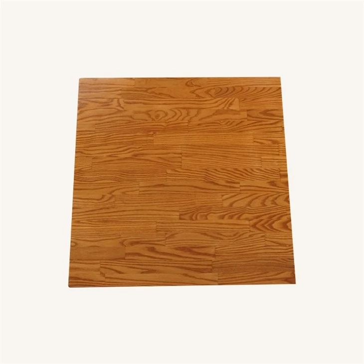 Solid Ash Wood Square Butcher Block Coffee Table in Cherry Color Supplier high quality