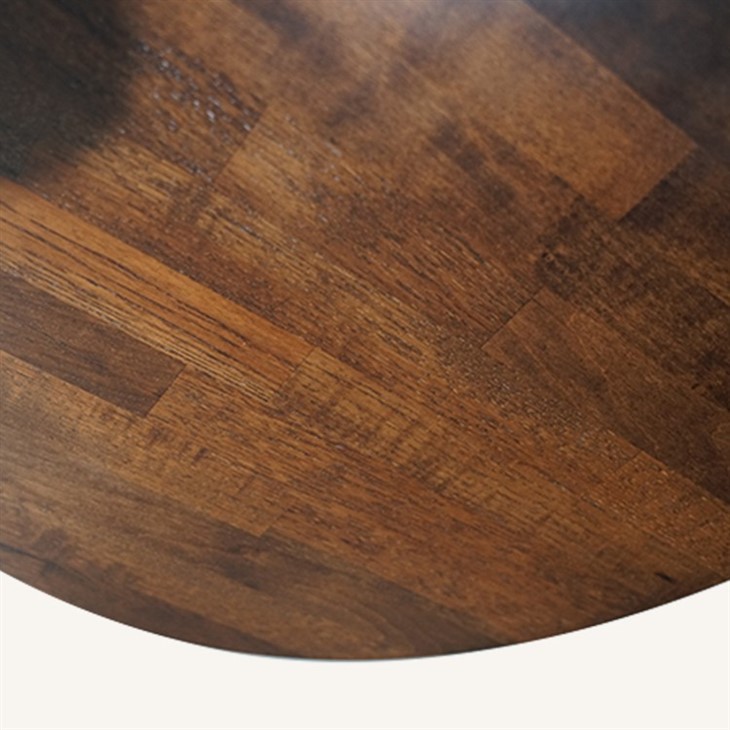 Solid Oak Wood Butcher Block Coffee Table Top in Walnut Color Wholesale best